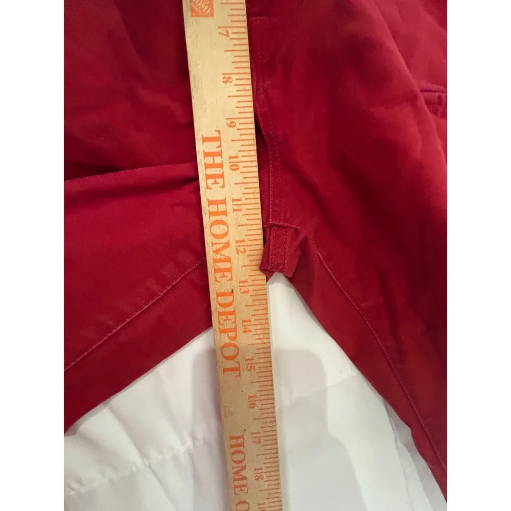 Vintage Y2K True Religion Cargo Cotton Logo Shorts Size 32 Red
